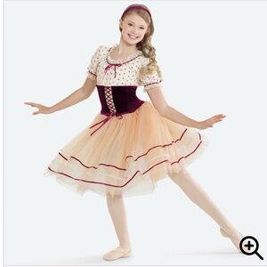 Revolution SOMETHING THERE
RC16914 Burgundy and Peach Ballet Costume small adult